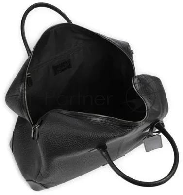 Сумка The Bridge Travel Soft 071716ZA/20 черная натур.кожа