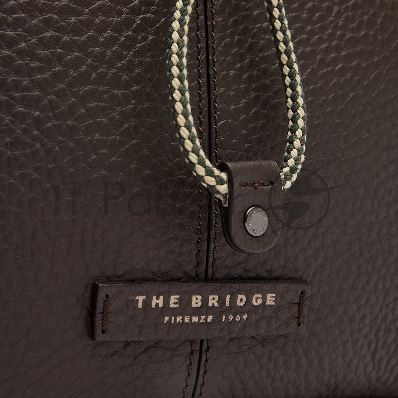 Рюкзак мужской The Bridge Manfredi 064736QQ/01Y темно-коричневый натур.кожа