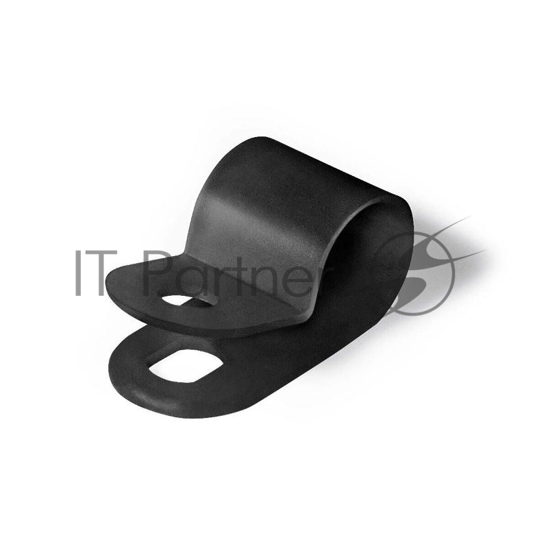 Скоба пластиковая СНК 16 (черн) (100шт) 103932 Fortisflex