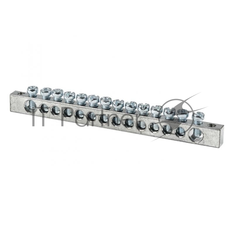 Шина PEN "ноль-земля" (6x9мм) 14 отв. цинк крепеж по краям sn1-63-14-k EKF