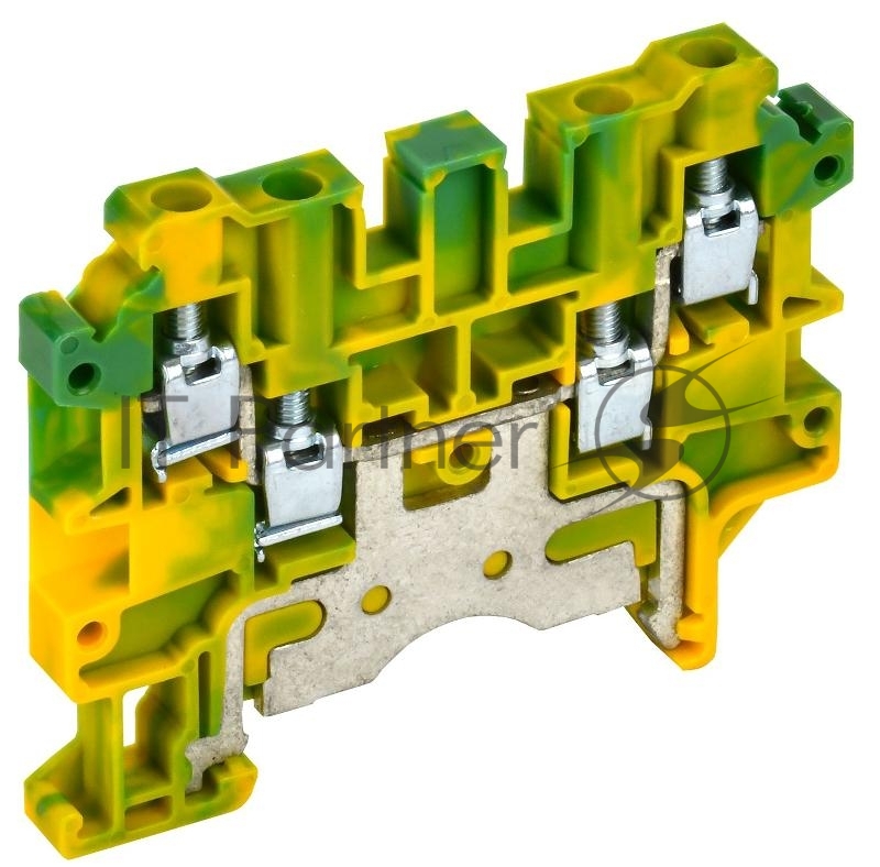 Колодка клеммная CTS-MC-PEN земля 4 вывода 4мм2 | YCT12-03-4-K52-004 | IEK