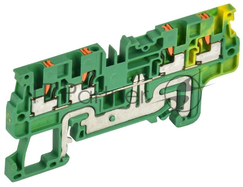 Колодка клеммная CP-MC-PEN земля 4 вывода 1,5мм2 | YCT22-03-4-K52-001 | IEK