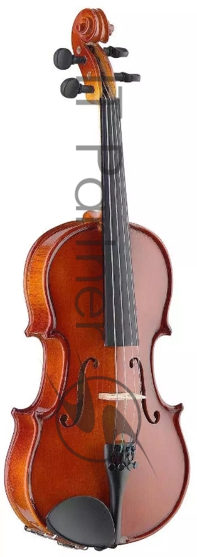 Скрипка STAGG [VN-1/2] размер 1/2, верхняя дека ель, нижняя дека и обечайка массив клена, гриф клен, бридж клен, струнодержатель металлический с подстройкой, цвет натуральный, в комплекте смычок, канифоль, стандартный мягкий футляр