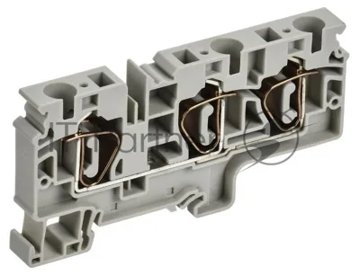 ARMAFIX Клемма пруж. CX10-3 10мм2 3-конт. серая| AF-CT40-00-3-K03-010| IEK