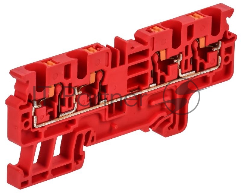 ARMAFIX Клемма пруж. Push In CP-MC 4 выв. 4мм2 красная | AF-CT22-00-4-K04-004 | IEK