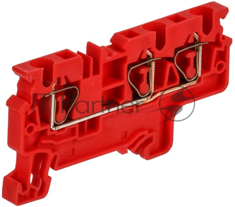 ARMAFIX Клемма пруж. CX4-3 3-конт. красная | AF-CT42-00-3-K04-004 | IEK