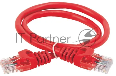 Коммутационный шнур кат. 6 UTP PVC 3м красный | PC04-C6U-3M | ITK