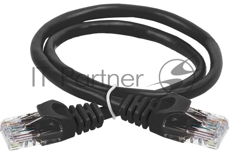 Коммутационный шнур кат. 6 UTP PVC 5м черный | PC09-C6U-5M | ITK