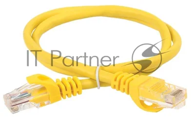 Коммутационный шнур кат. 6 UTP PVC 3м желтый | PC05-C6U-3M | ITK