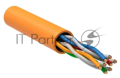 ITK Витая пара U/UTP 5E 4х2х24AWG LSZH оранжевый (305м) РФ/Т | LC1-C5E04-127-T-R | ITK
