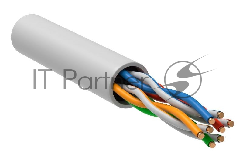 Витая пара U/UTP 5E 4х2х24AWG LSLTx бел. (305м) РФ/Т | LC1-C5E04-128-T-R | ITK