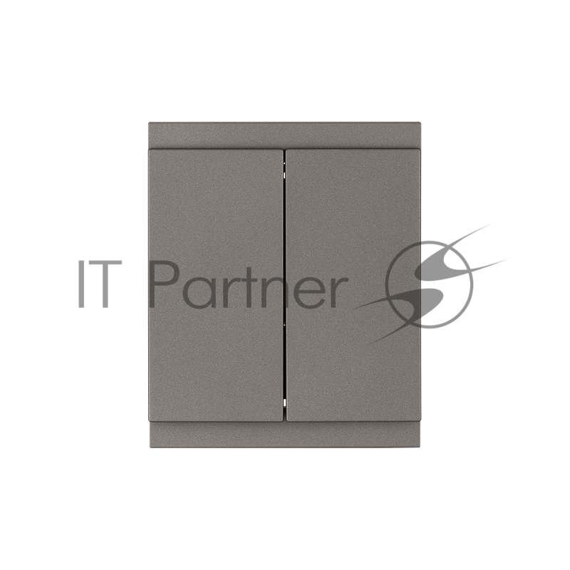 Выключатель SETE 2 кл 10А с/у графит IP20/IP44 KRANZ