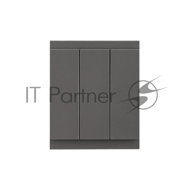 Выключатель SETE 3 кл 10А с/у графит IP20/IP44 KRANZ