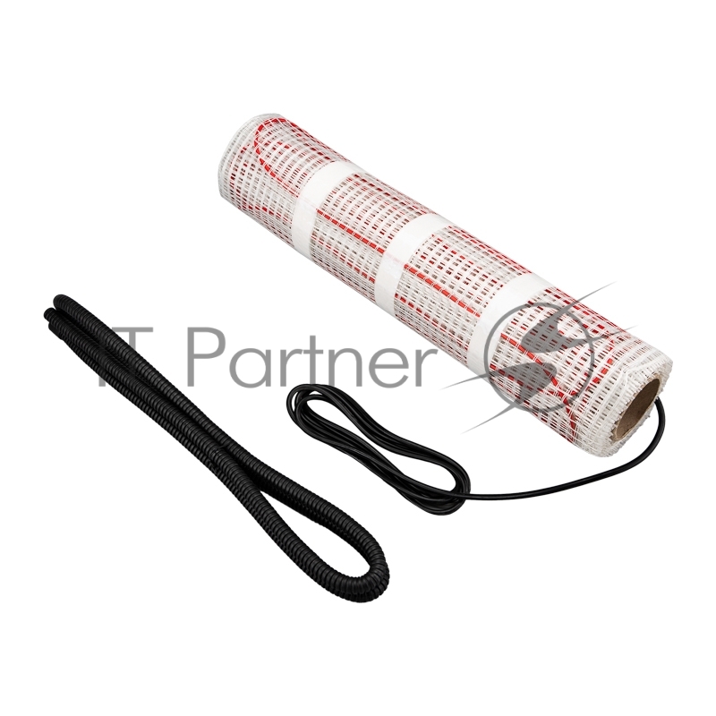 Теплый пол, нагревательный мат ЭКО 2НМ-8,0-1200 8м², 0,5х16м, 1200Вт двухжильный, с экраном PROconnect