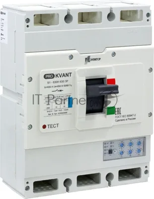 Выключатель автоматический PRO.KVANT S1-800S 3P 800A 50kA | KV0000951 | Контактор (Legrand)