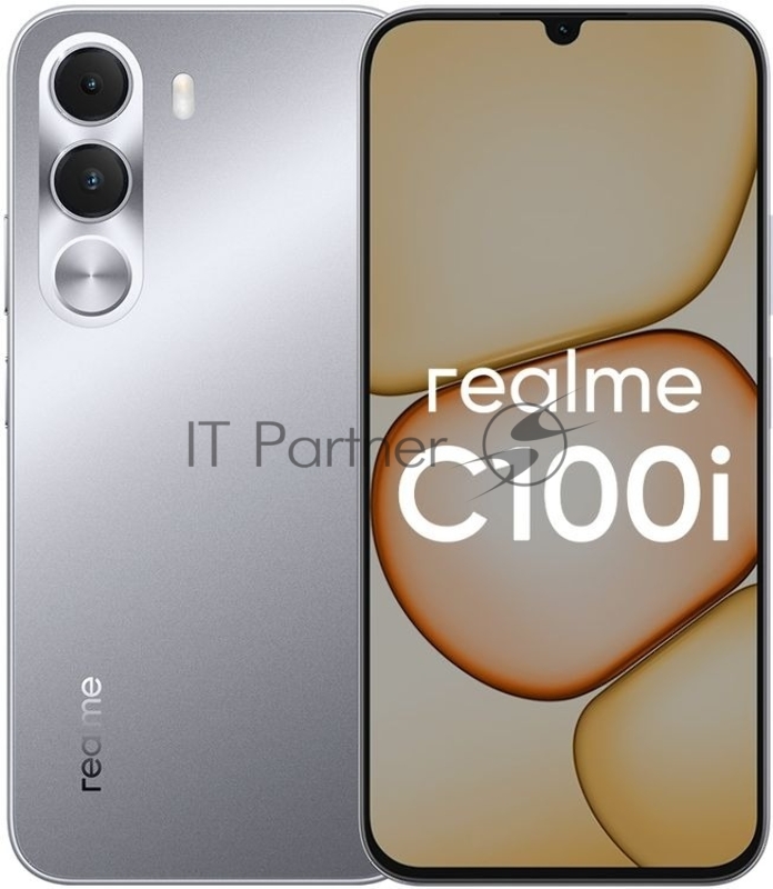 Смартфон Realme C100i RMX5377 4/64Gb серебристый