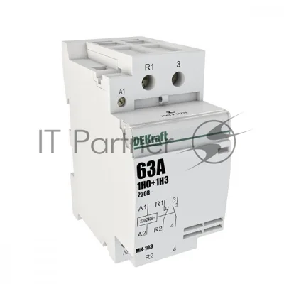 Контактор модульный 1НО+1НЗ 63А 230В МК-103 18086DEK DEKraft
