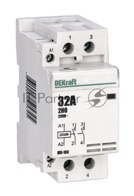 Контактор модульный 2НО 32А 230В МК-103 18071DEK DEKraft