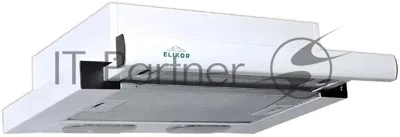 Вытяжка встраиваемая Elikor Интегра 50П-400-В2Л белый, 50 см, 400 куб. м/ч, 57 дБ