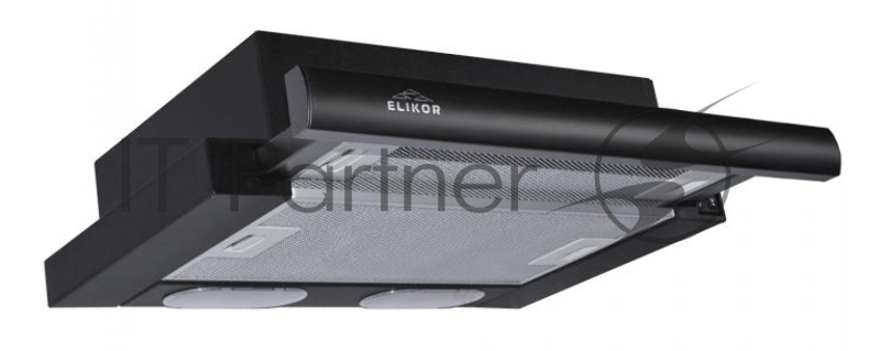 Вытяжка встраиваемая Elikor Интегра 50П-400-В2Л черный, 50 см, 400 куб. м/ч, 57 дБ