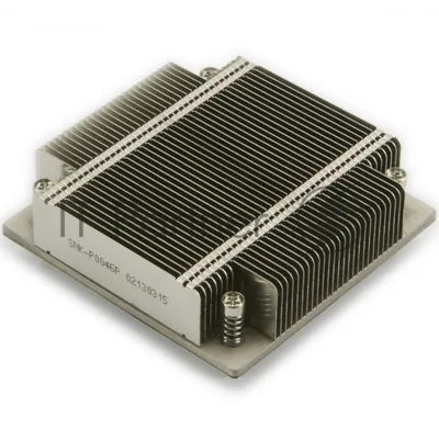Радиатор для серверного процессора Supermicro SNK-P0046P, алюминий, 95 Вт, LGA 115x, высота 1U