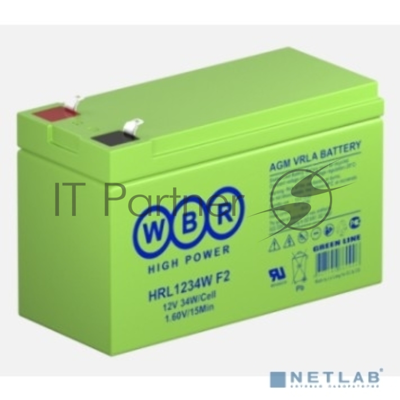 Батарея WBR HRL 1234W 12V 9Ah