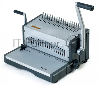 Переплетчик Office Kit B2130 A4/перф.30л.сшив/макс.500л./пластик.пруж. (4.5-51мм)