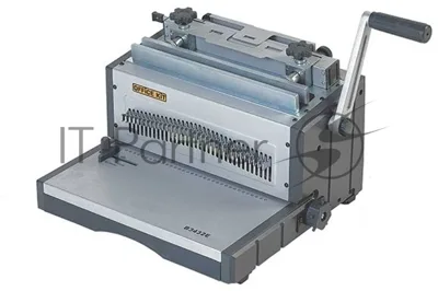 Переплетчик Office Kit B3432E A4/перф.32л.сшив./макс.120л./метал.пруж. (5.5-14.3мм)/электр. шаг 3:1, 34 отверстия, 300мм