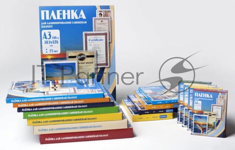 Пленка для ламинирования Office Kit 100мкм A4 (100 шт) глянцевая 216x303 мм PLP10623