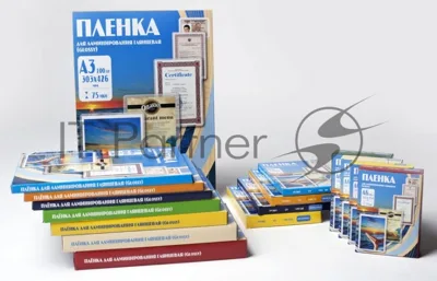 Пленка для ламинирования Office Kit 100мкм A4 (100 шт) глянцевая 216x303 мм PLP10623