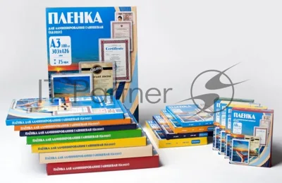 Пленка для ламинирования Office Kit 100мкм A5 (100 шт) глянцевая 154x216 мм PLP10620