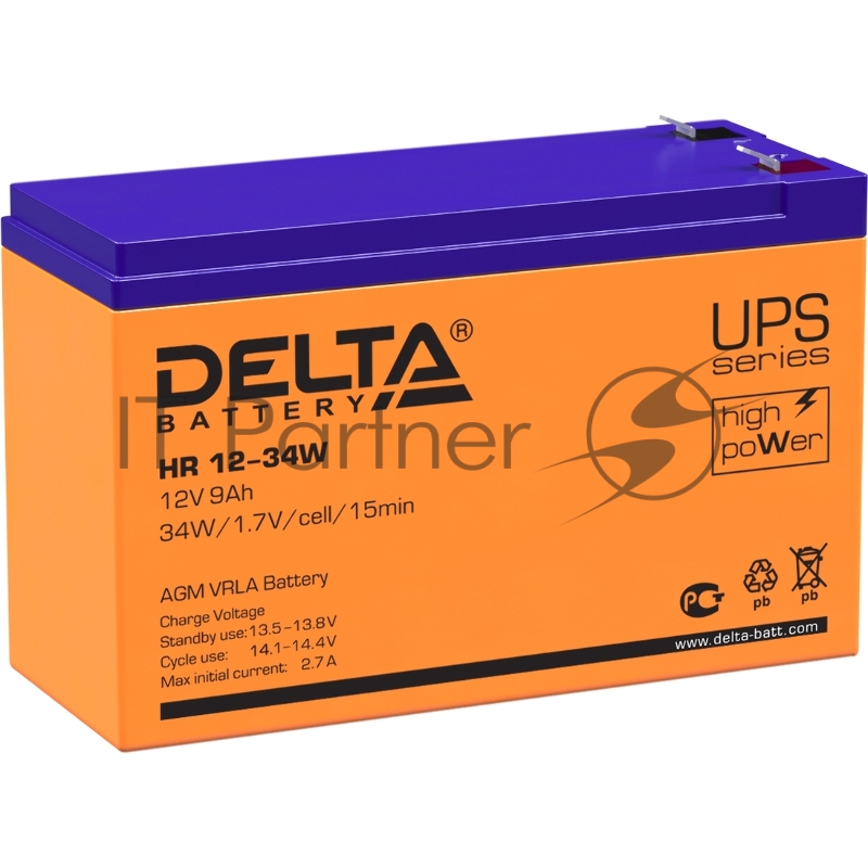 Батарея для ИБП Delta HR 1234W (12V, 9Ah)