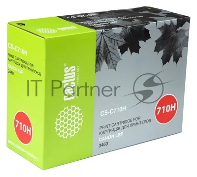 Картридж лазерный Cactus CS-C710H черный (12000 стр.) для Canon LBP3460