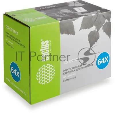 Картридж лазерный Cactus CS-CC364XS черный (24000 стр.) для HP Laser Jet P4015/P4515