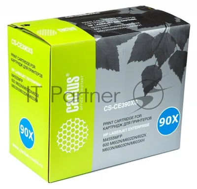 Картридж лазерный Cactus CS-CE390XS черный (24000 стр.) для HP LaserJet M602dn, M602n, M602x, M603dn, M603n, M603xh, M4555, M4555dn, M4555f, M4555fskm, M4555h