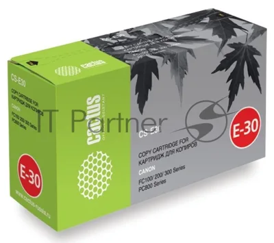 Картридж лазерный Cactus CS-E30S черный (4000 стр.) для Canon FC100/200/300 Series/PC800 Series