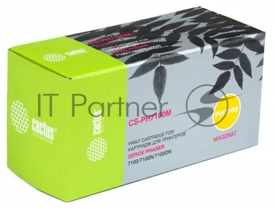 Картридж лазерный Cactus CS-PH7100M (106R02607) пурпурный для Xerox Phaser 7100/7100N/7100DN (4500 стр.)