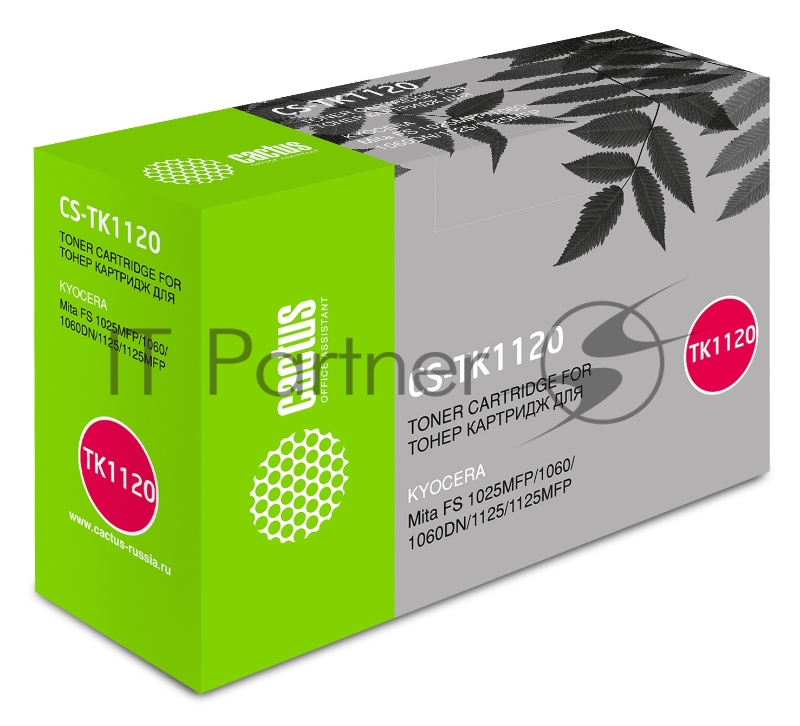 Картридж лазерный Cactus CS-TK1120BK черный (3000 стр.) для Kyocera Mita FS 1025MFP/1060/1060DN/1125/1125MFP