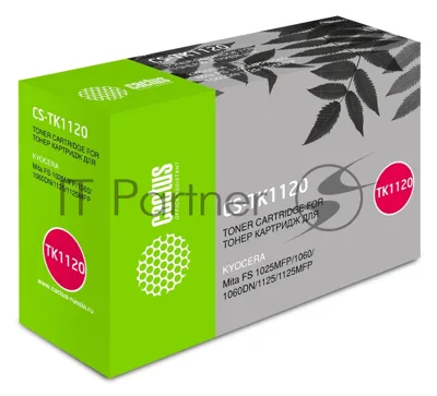 Картридж лазерный Cactus CS-TK1120BK черный (3000 стр.) для Kyocera Mita FS 1025MFP/1060/1060DN/1125/1125MFP