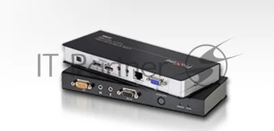 Переключатель ATEN CE770-(AT-G) Удлинитель, SVGA+KBD&MOUSE USB+AUDIO+RS232, 300 метр., 1xUTP Cat5e, SPHD15+HD-DB15+2xUSB A-тип+ 2xMINI JACK+DB9, Female, с KVM-шнуром USB 1.8м., Б.П. 220> 5.3V