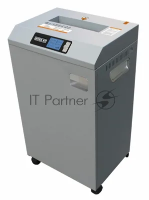 Шредер Office Kit S850 3.9х25 (секр.P-4)/фрагменты/28лист./85лтр./скрепки/скобы/пл.карты/CD