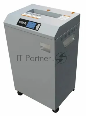Шредер Office Kit S850 1,9х15 (секр.P-5)/фрагменты/19лист./85лтр./Уничт:скрепки, скобы, пл.карты/CD