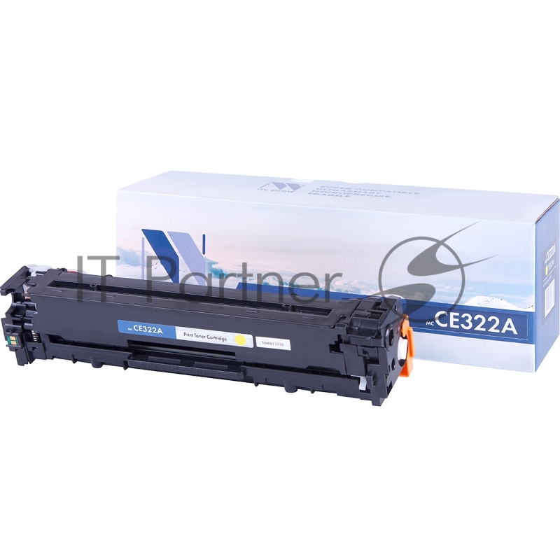 Картридж лазерный NVPrint совместимый HP CE322A Yellow для LJ Color CP1525 (1300k)