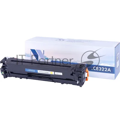 Картридж лазерный NVPrint совместимый HP CE322A Yellow для LJ Color CP1525 (1300k)