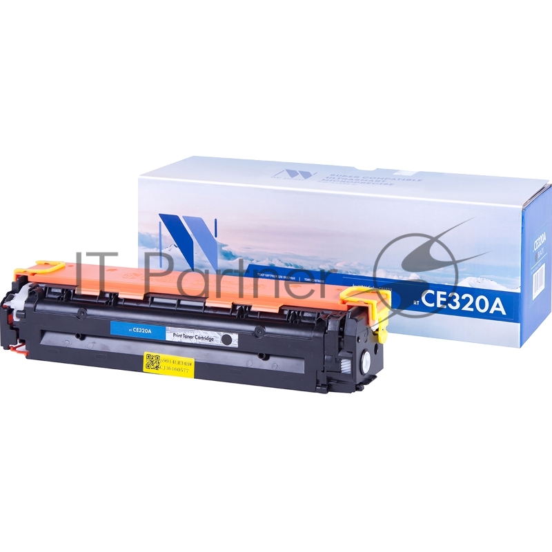 Картридж лазерный NVPrint совместимый HP CE320A черный для LJ Color CP1525 (2000k)