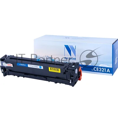 Картридж лазерный NVPrint совместимый HP CE321A Cyan для LJ Color CP1525 (1300k)