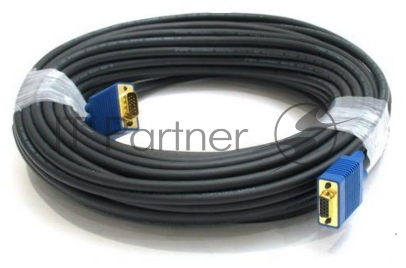 Кабель VGA DB15 (m)/DB15 (m) 20м феррит.кольца