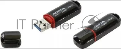 Флешка USB ADATA UV150 (AUV150-64G-RBK), 64Gb, USB 3.0, R/W 100/40, черный