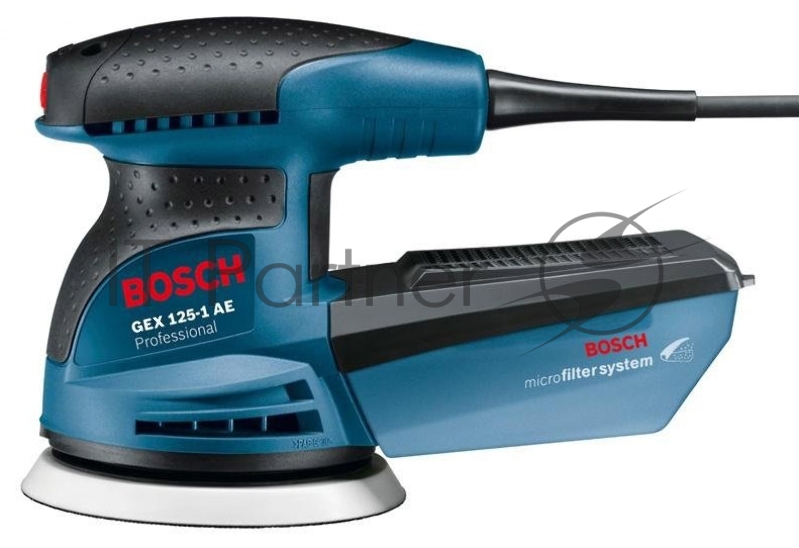 Эксцентриковая шлифмашина Bosch GEX 125-1 AE (250 Вт, 125мм, рег.ск, 1.3 кг, коробка) 0601387500
