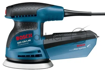 Эксцентриковая шлифмашина Bosch GEX 125-1 AE (250 Вт, 125мм, рег.ск, 1.3 кг, коробка) 0601387500